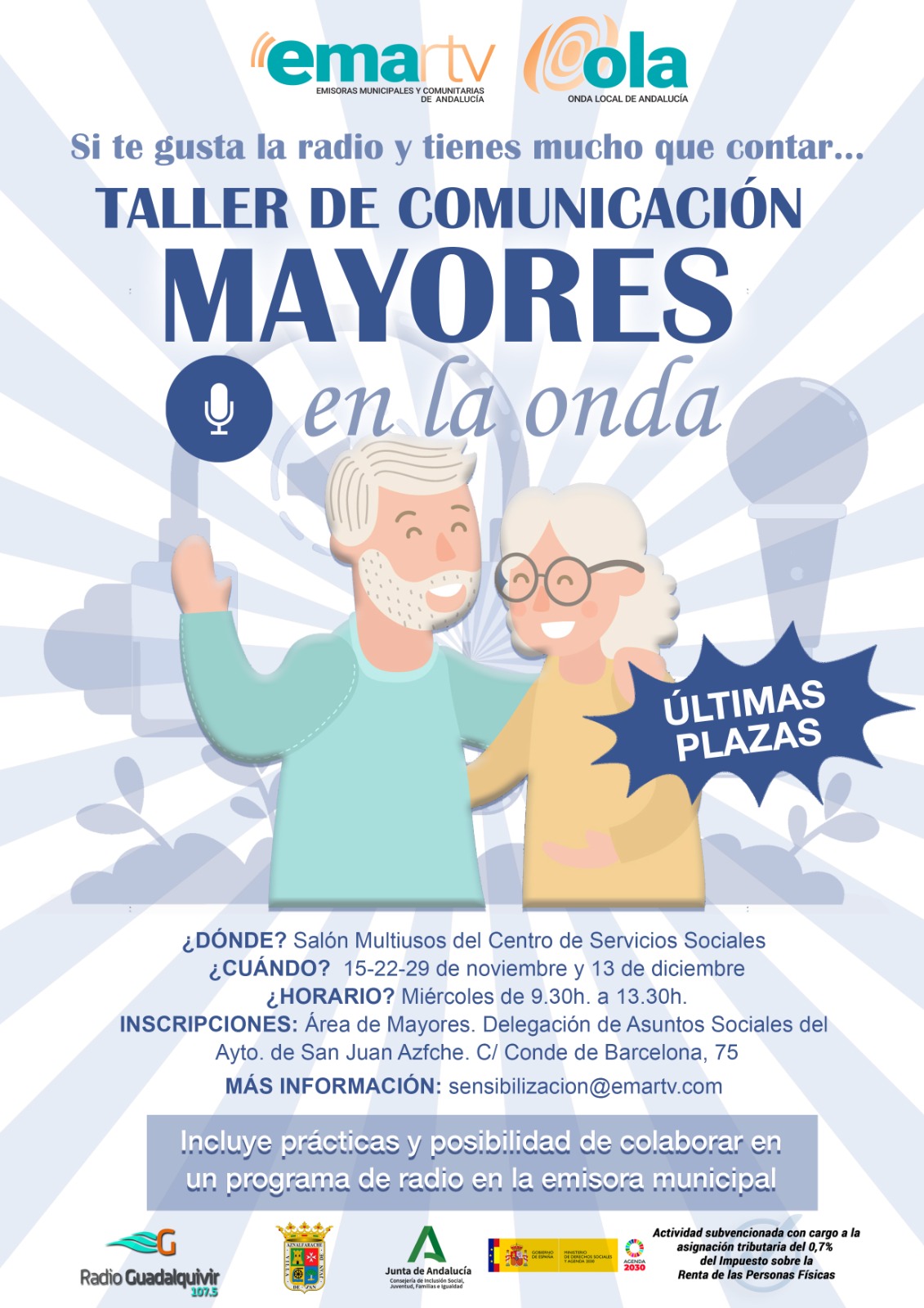 Mayores en la onda EMA