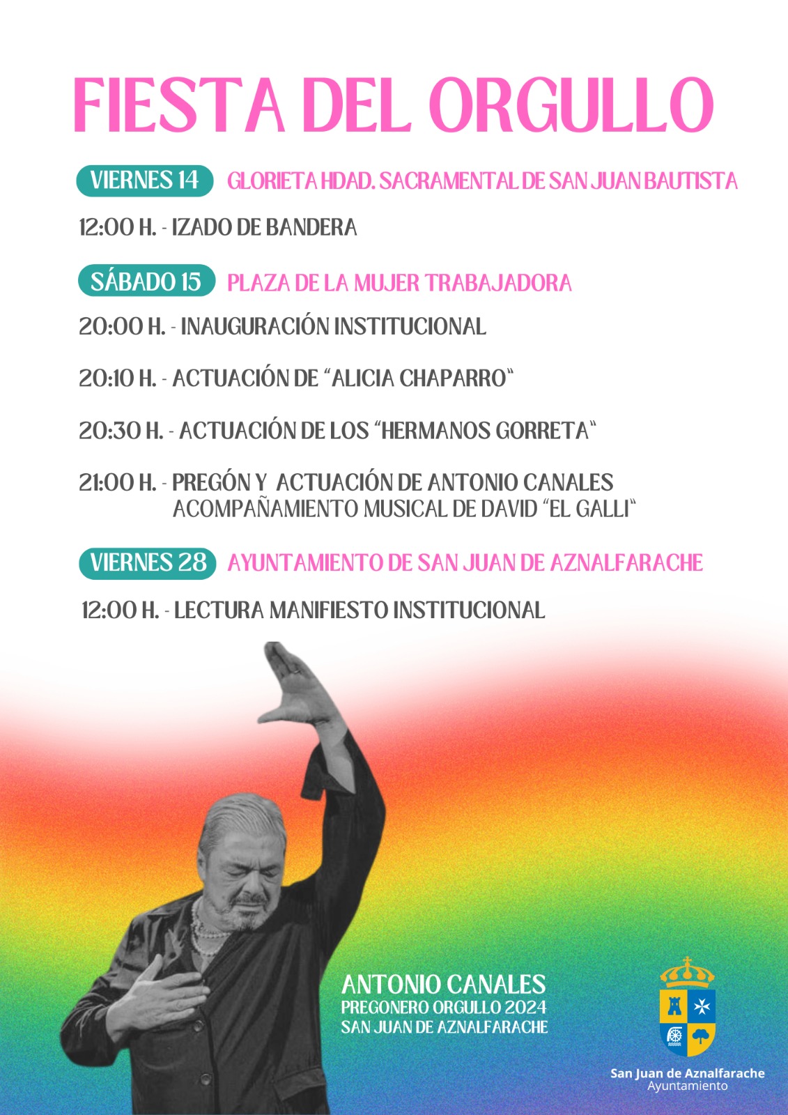 Programa orgullo LGTBI