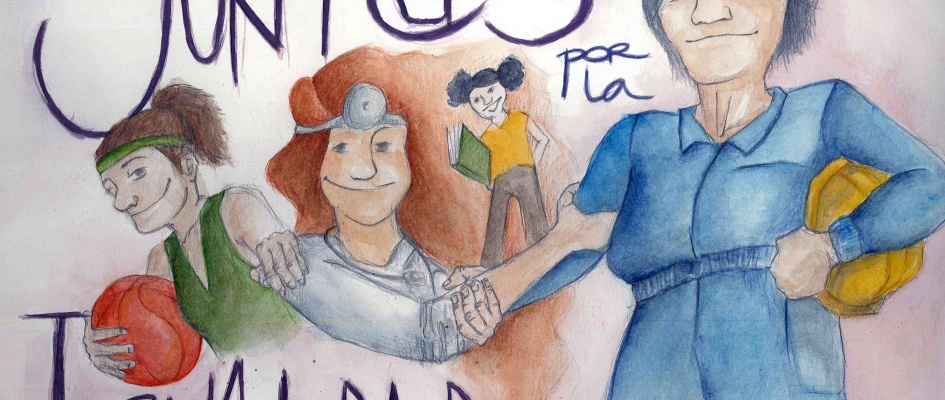MURAL TRAJANDO JUNT@S POR LA IGUALDAD