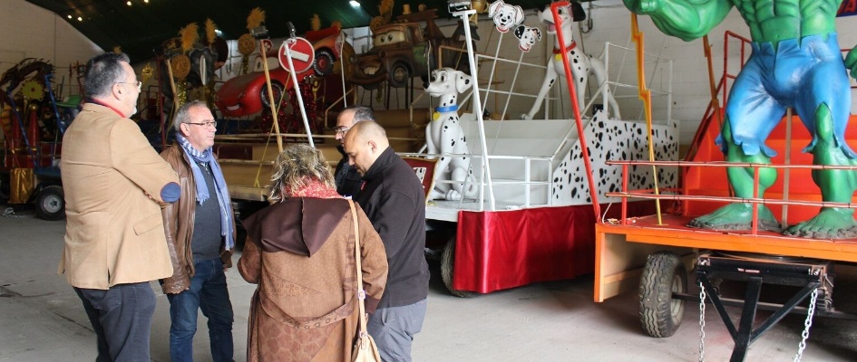 Visita montaje carrozas