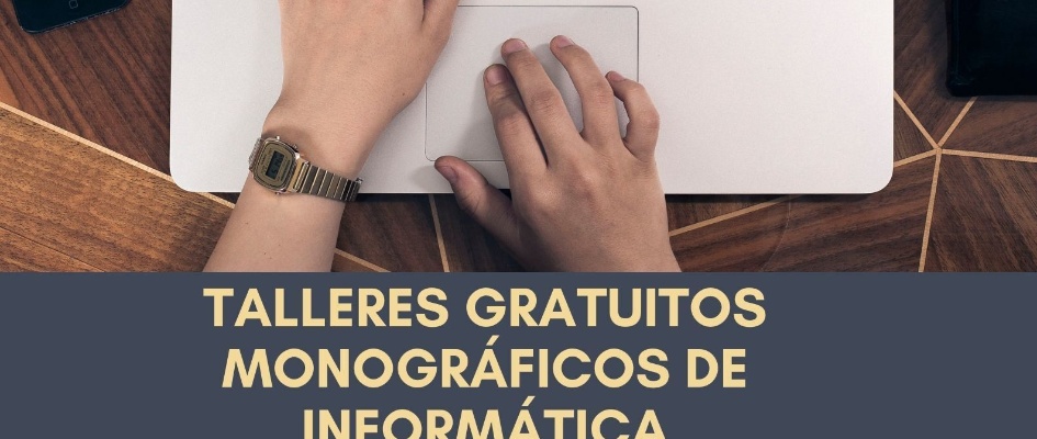 Cartel cursos informática marzo 2021