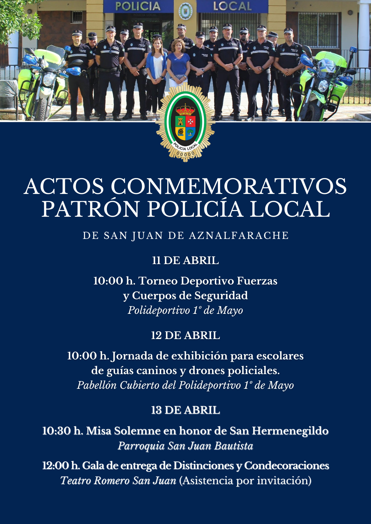 Actos conmemorativos patroìn policiìa local (6)