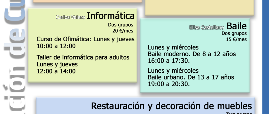 Cartel talleres municipales 24-25