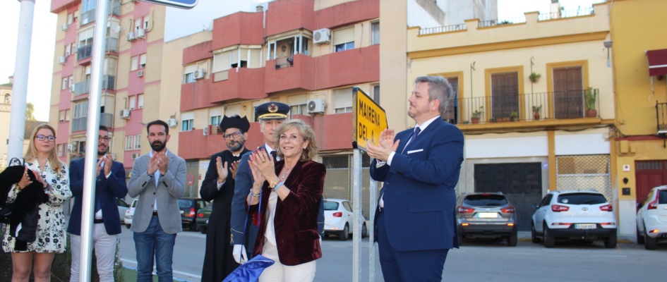 Inauguración rotonda e imposición fajín