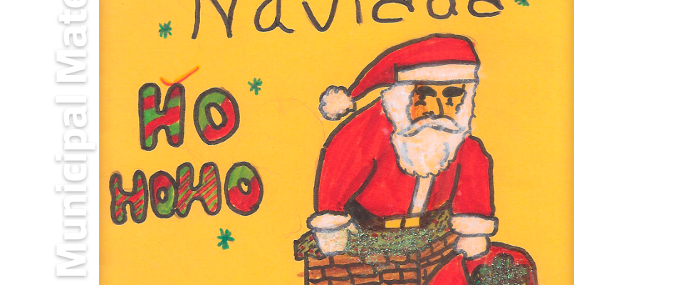 Montaje Felicitación navideña Biblioteca 2025