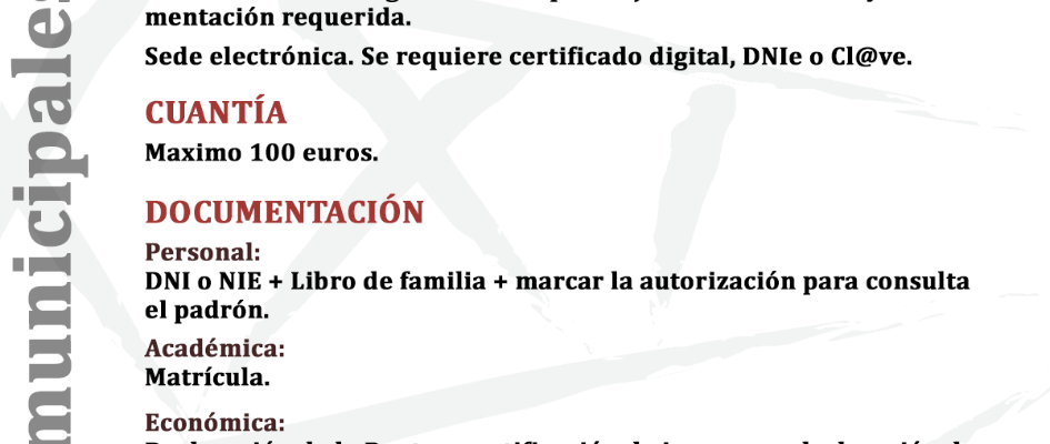 Becas de periferia requisitos