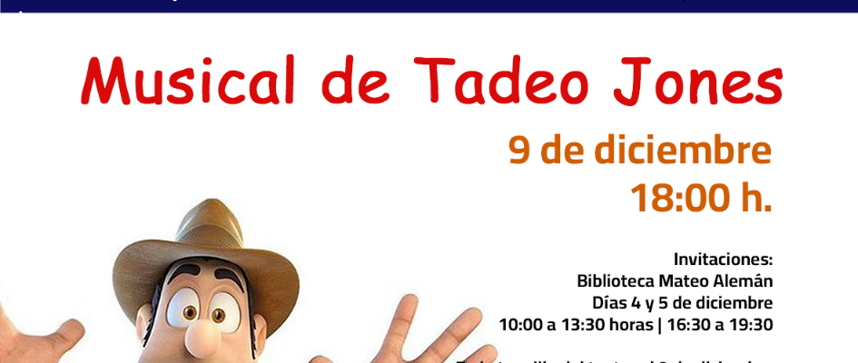 Cartel musical Tadeo Jones
