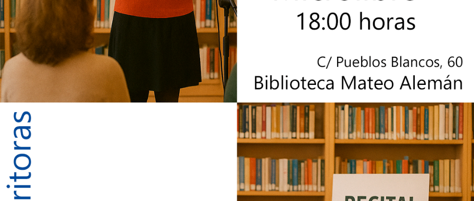 Cartel recital poético