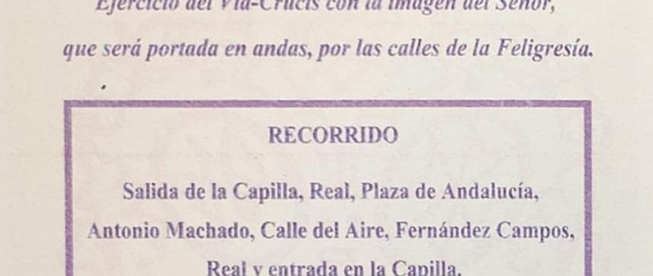 Via Crucis marzo 2022