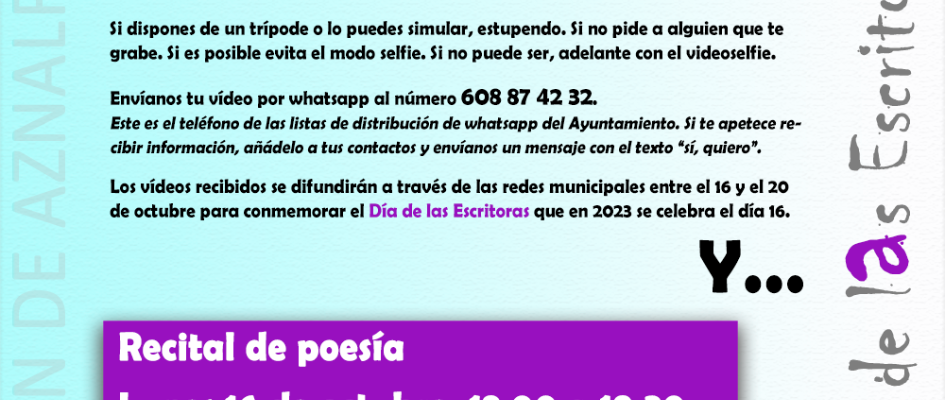 cartel Día de las Escritoras_p