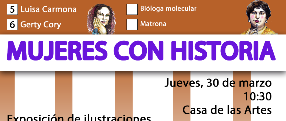 cartel mujeres con historia