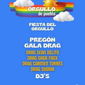 cartel programación fiesta orgullo