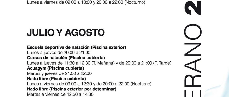 cartel actividades verano portal