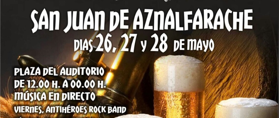 cartel feria cerveza nueva fecha