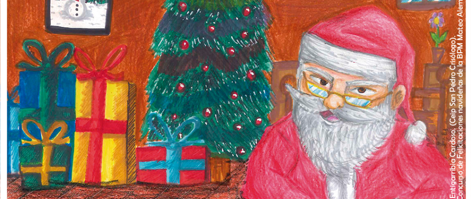 felicitacion navidad biblioteca